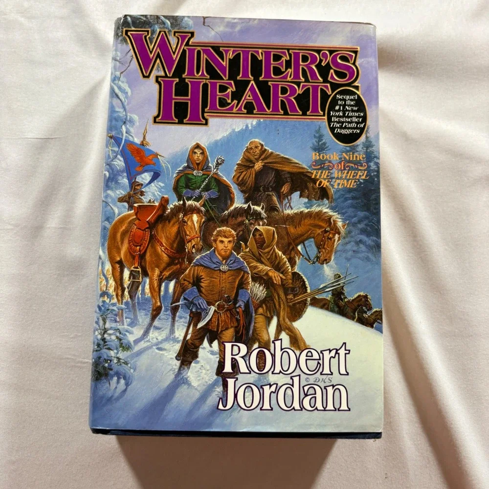 Robert Jordan Winter's Heart Wheel of Time Book 9 First Edition Hardcover 2000